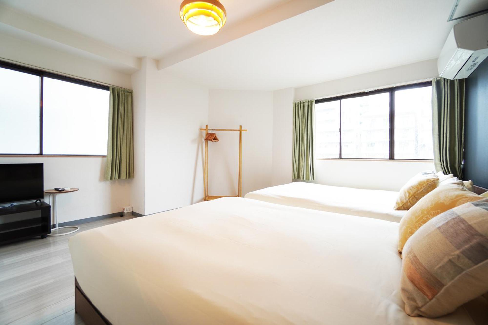 Ferienwohnung Akimi Building Ōsaka Exterior foto
